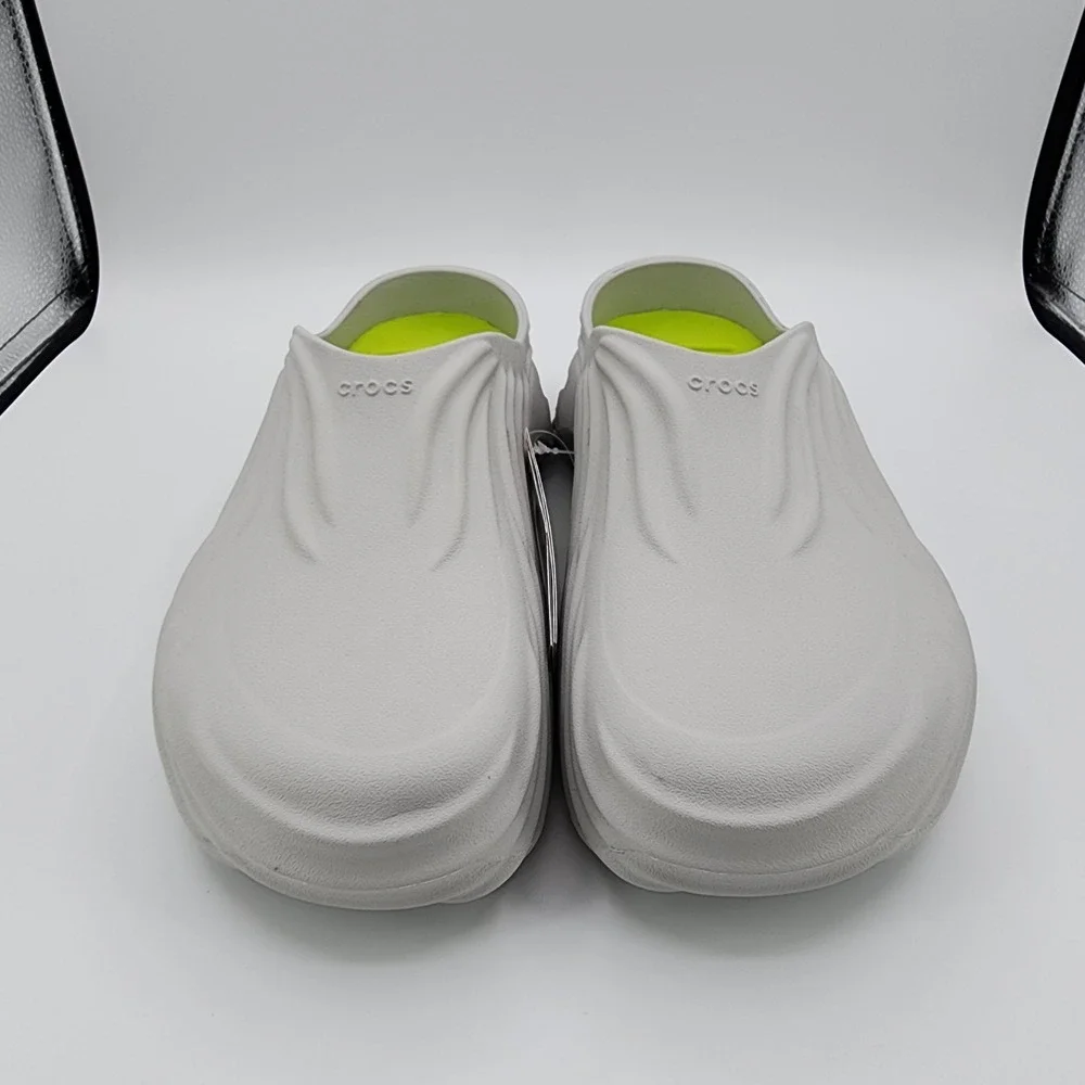 Crocs‎ Echo Wave Mens Size 12 Atmosphere Lime Punch Clog 210521-1FT NEW w/ Tag